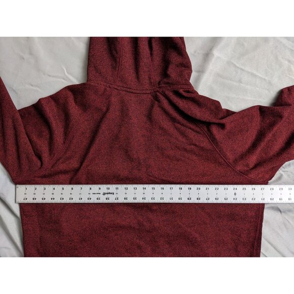 Nike Hoodie Red Sportswear Full Zip Marled Cotton Blend Mens Size XXL - Picture 10 of 11